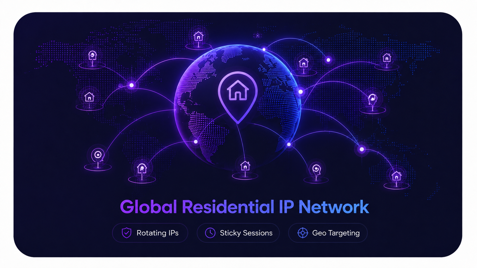 Rotating Residential Proxy Network